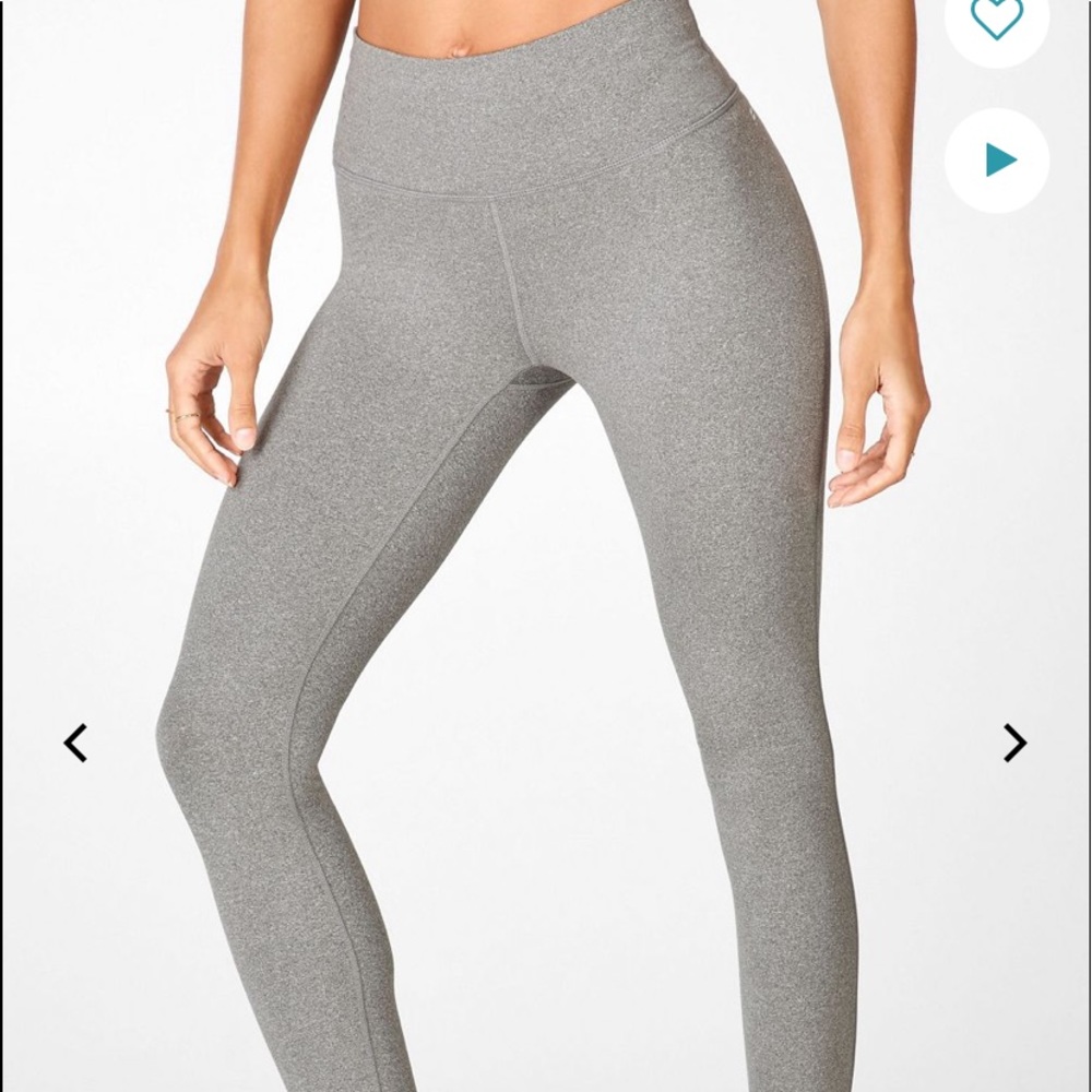 Fabletics, light grey, high waisted leggings
